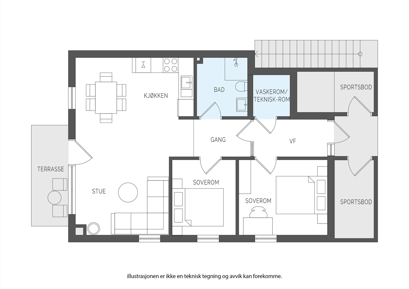 Oversikt over boligene i Holandsveien